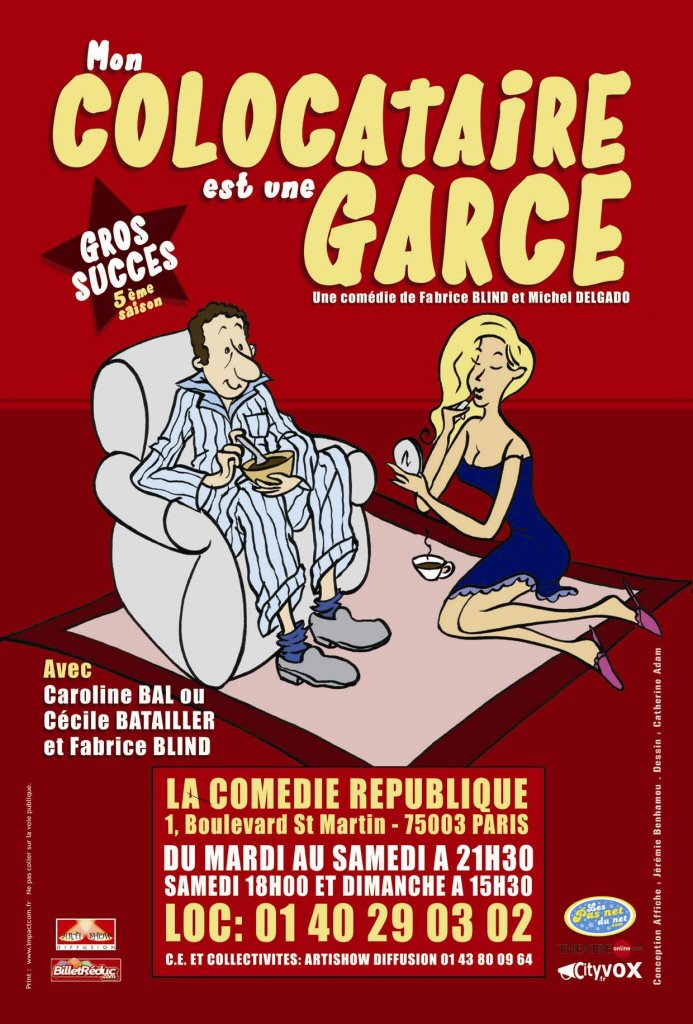 affiche coloc